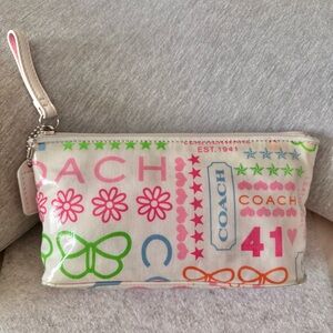 Coach 1941 Multicolor Graphic Cosmetic Bag